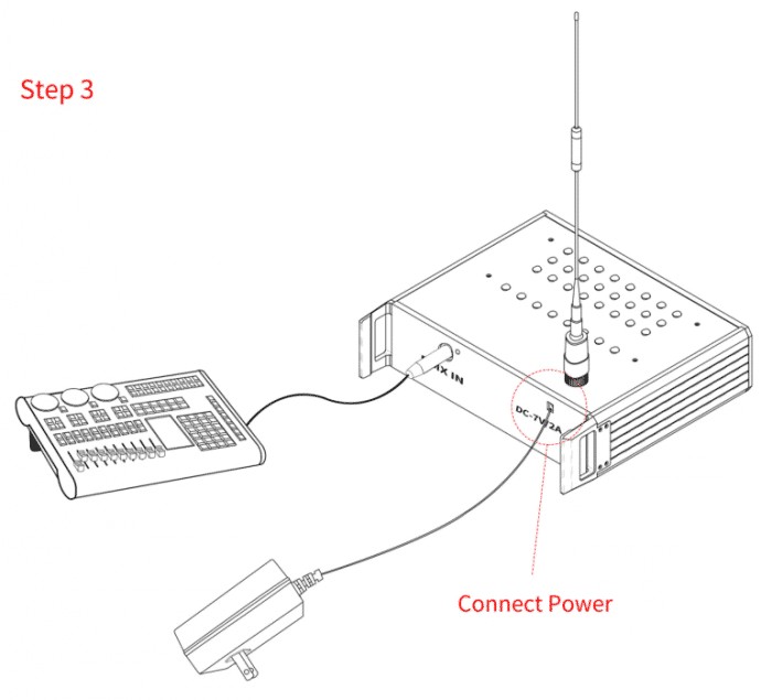 control de la pulsera de leds