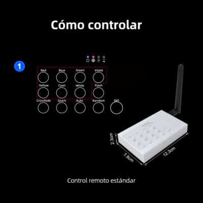 control remoto inalámbrico