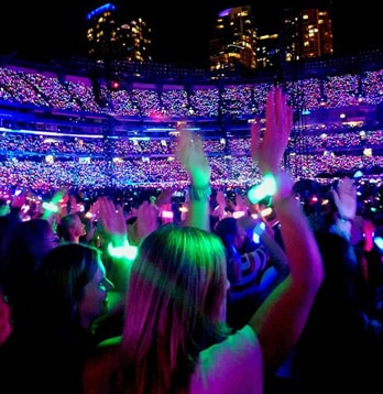 Pulsera LED Con Control Remoto Para Usar