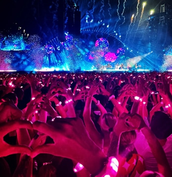 Pulsera LED Con Control Remoto Para Eventos