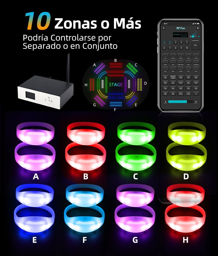 pulseras LED