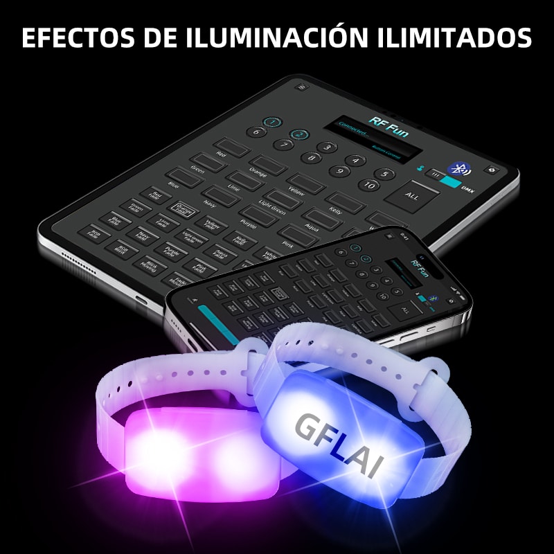 Pulsera LED Con Control Remoto