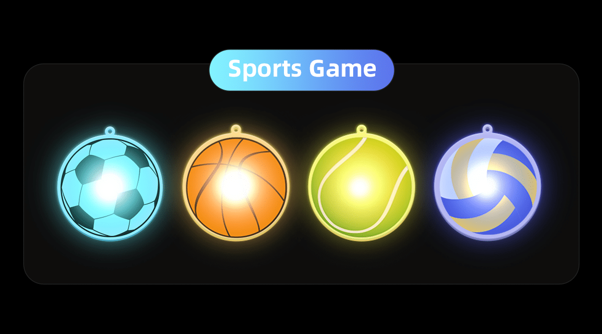 Ilumina tu evento: Cordón LED que se roba el espectáculo 4 sports LED lanyard