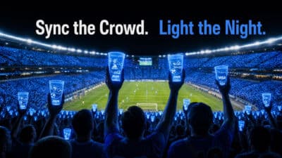 Ilumina el juego con Vasos LED 2 DMX WORLD CUP