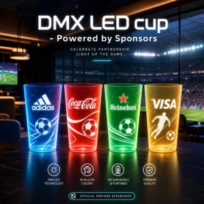 Ilumina el juego con Vasos LED 4 LED Cups